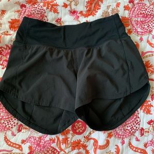 black size 0 lululemon speed ups!